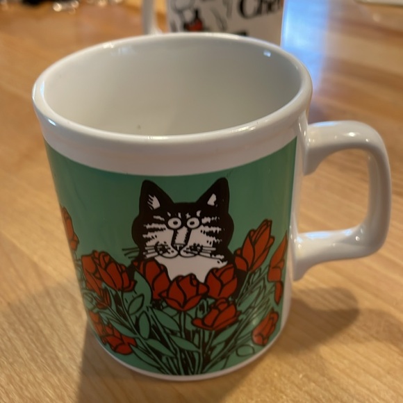 Cat mugs set of two by B Kiban 1979 in excellent condition. - Picture 9 of 9